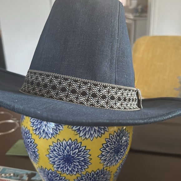 🤠 Vintage Denim Cowboy Hat 🤠 - Picture 1 of 8